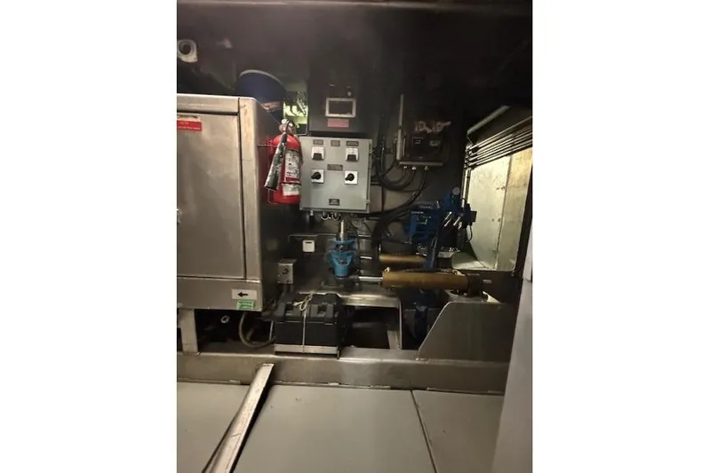 Western Shore Yacht Photos Pics Industrial control panel in a 1989 Custom Expedition vehicle interior.