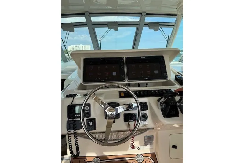Papa's Dream Yacht Photos Pics 2016 37 Grady-White 370 Express Papa's Dream Helm