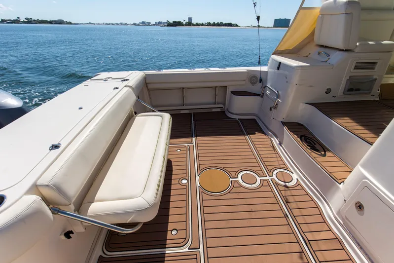 Papa's Dream Yacht Photos Pics 2016 37 Grady-White 370 Express Papa's Dream Back Deck