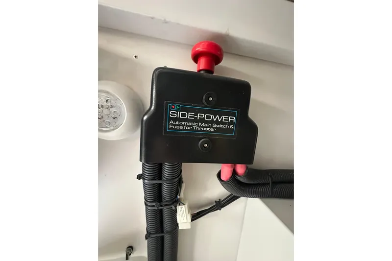  Yacht Photos Pics Side-Power automatic main switch and fuse for thruster on 2016 Princess V45 yacht.