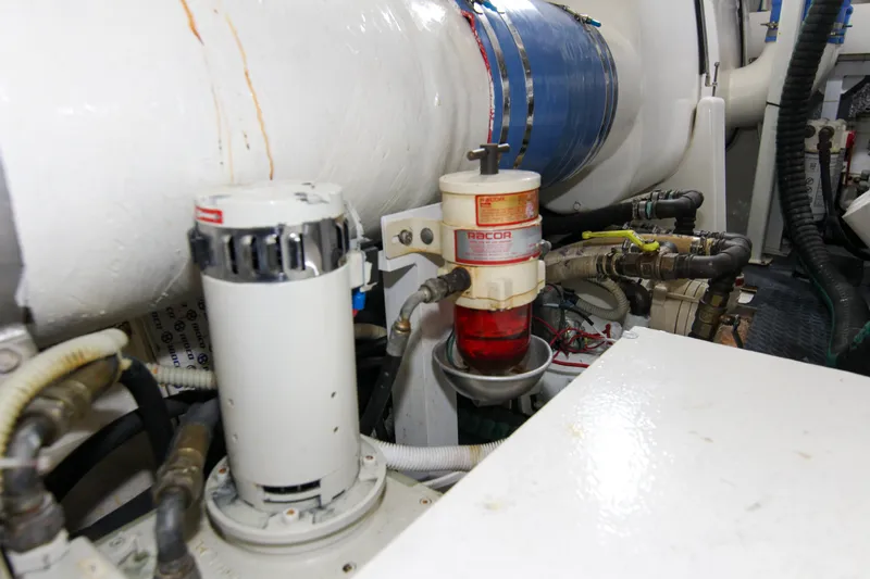 Love Life Yacht Photos Pics Engine room components of a 2009 Riva 68' EGO SUPER yacht.