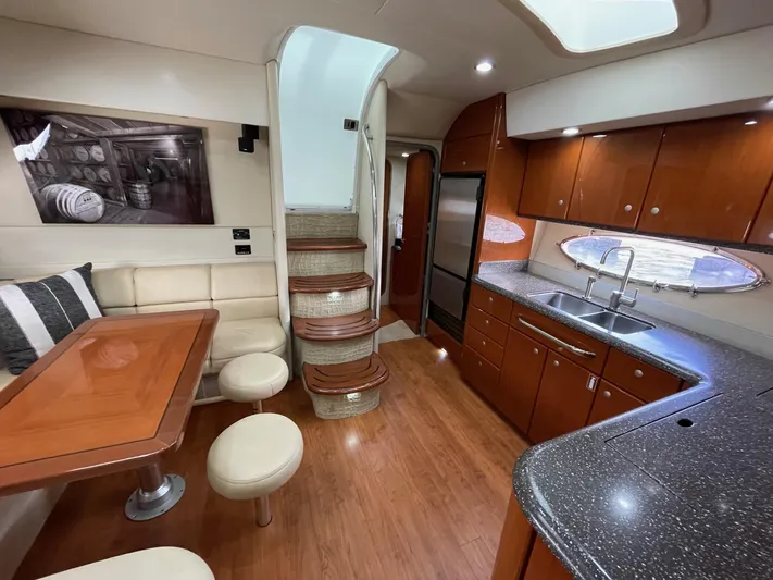 Benthere Yacht Photos Pics Formula 45 Yacht BenThere- Salon and Galley