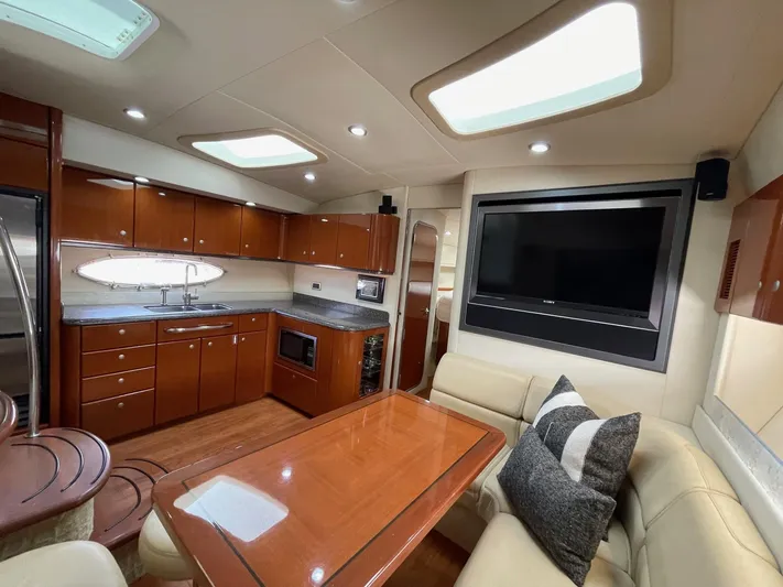 Benthere Yacht Photos Pics Formula 45 Yacht BenThere- Salon and Galley