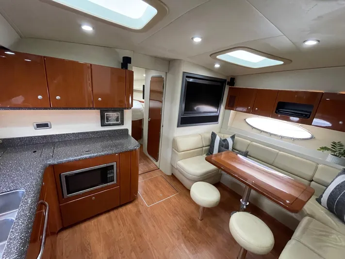 Benthere Yacht Photos Pics Formula 45 Yacht BenThere- Salon and Galley