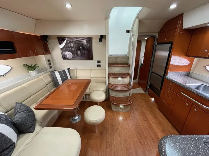 Benthere Yacht Photos Pics Formula 45 Yacht BenThere- Salon and Galley