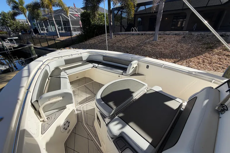  Yacht Photos Pics 2016 Cobia 344 Center Console boat with spacious seating and modern design.