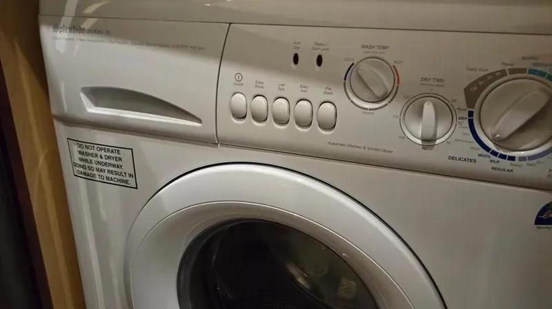  Yacht Photos Pics Washing machine control panel inside 2007 Sea Ray 580 Sedan Bridge yacht.