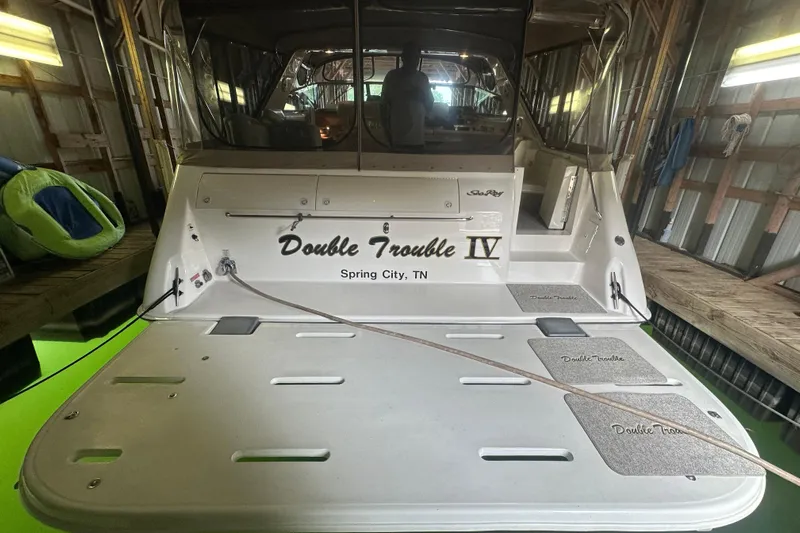  Yacht Photos Pics 1998 Sea Ray 500 Sundancer named "Double Trouble IV" docked in Spring City, TN.