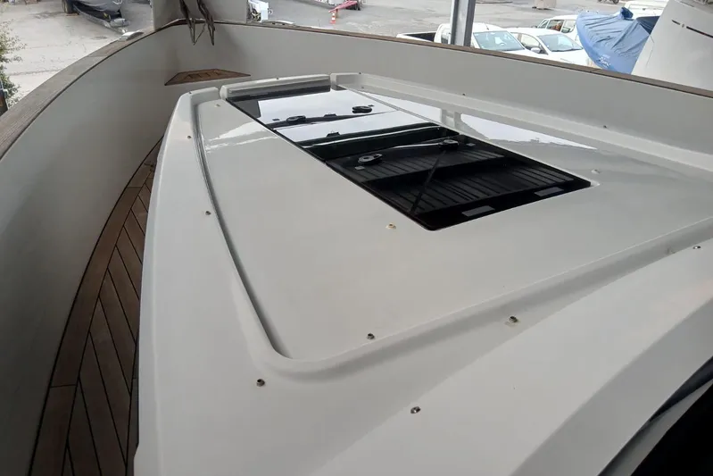 Fjord 41 Xl Yacht Photos Pics 2021 Fjord 41 XL yacht deck with sleek design and modern features.