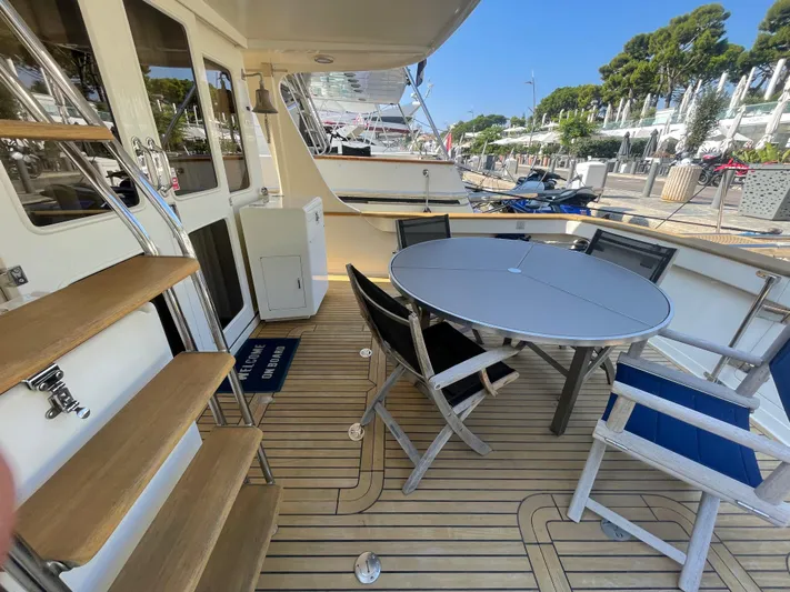 Ballade Yacht Photos Pics 2009 Fleming 55 Trawler &ndash; Luxury Long-Range Cruiser with Twin Cummins Engines, Bow/Stern Thrusters, and Owner's Two-Cabin Layout