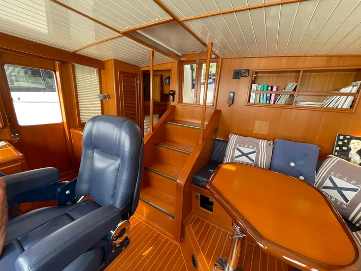 Ballade Yacht Photos Pics 2009 Fleming 55 Trawler &ndash; Luxury Long-Range Cruiser with Twin Cummins Engines, Bow/Stern Thrusters, and Owner's Two-Cabin Layout