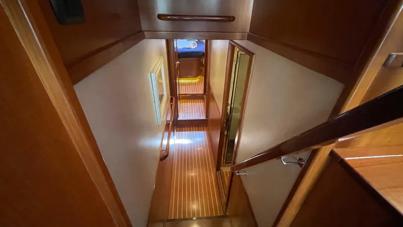 Ballade Yacht Photos Pics 2009 Fleming 55 Trawler &ndash; Luxury Long-Range Cruiser with Twin Cummins Engines, Bow/Stern Thrusters, and Owner's Two-Cabin Layout