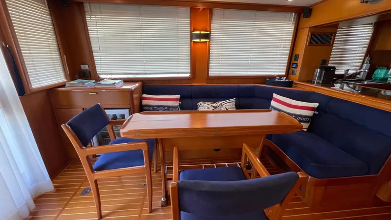 Ballade Yacht Photos Pics 2009 Fleming 55 Trawler &ndash; Luxury Long-Range Cruiser with Twin Cummins Engines, Bow/Stern Thrusters, and Owner's Two-Cabin Layout