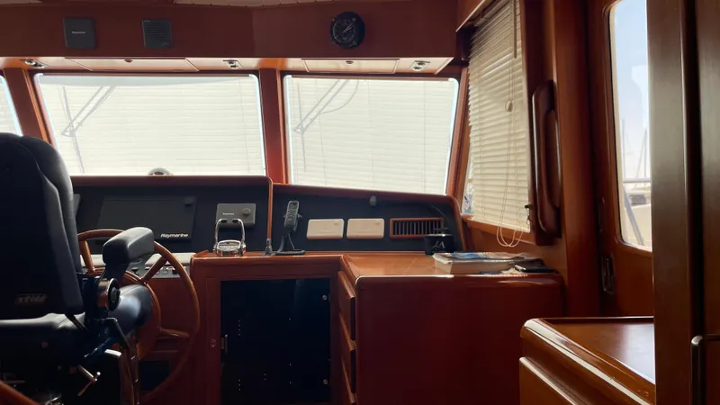 Ballade Yacht Photos Pics 2009 Fleming 55 Trawler &ndash; Luxury Long-Range Cruiser with Twin Cummins Engines, Bow/Stern Thrusters, and Owner's Two-Cabin Layout