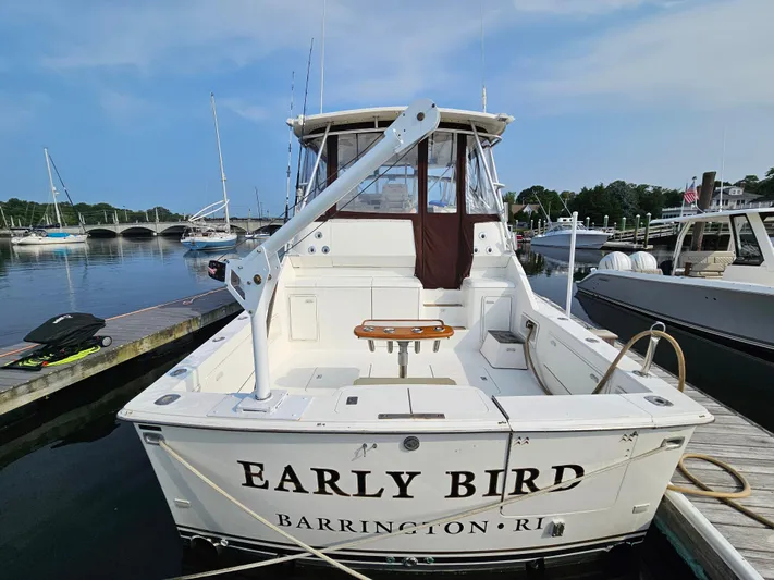 Early Bird Yacht Photos Pics 1998 Ocean Yachts 40 boat named "Early Bird" docked in Barrington, RI.