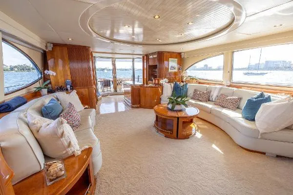  Yacht Photos Pics Main Salon looking aft