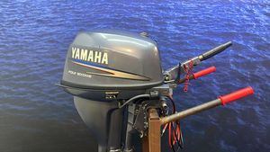 2004 Yamaha 15 pk buitenboordmotor Langstaart knuppel elektrische start