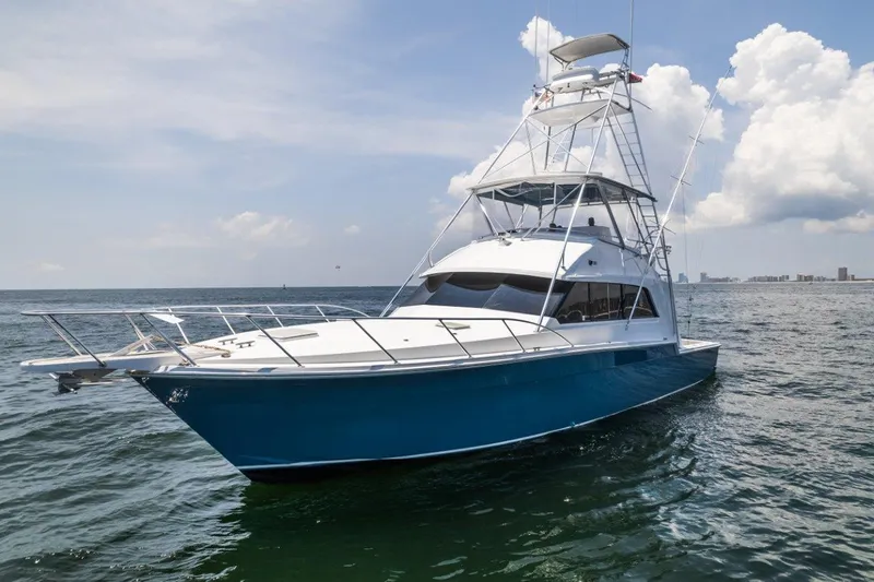 Fins Up Yacht Photos Pics 1987 54 Bertram Convertible Fins Up Port Side