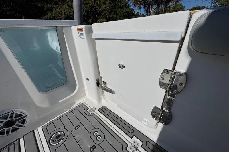  Yacht Photos Pics 2022 Sea Fox 288 Commander boat interior with sleek design and durable fittings.