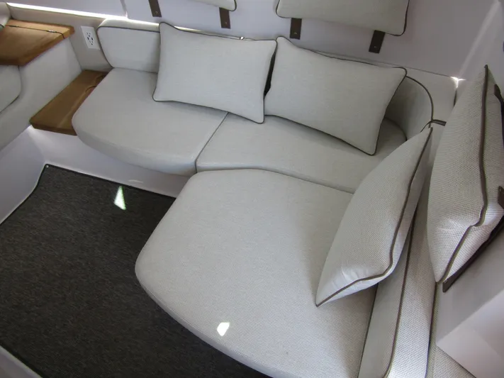 Empoleon Yacht Photos Pics Luxurious seating area in 2025 Axopar 37XC CROSS CABIN BRABUS Trim boat.