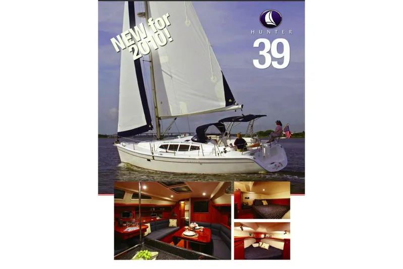Tru Blu Yacht Photos Pics Sailing yacht Hunter 39, 2010 model, with luxurious interior and spacious deck.