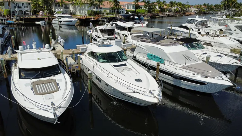  Yacht Photos Pics Luxury yachts docked at marina, featuring 2010 Sea Ray 540 Sundancer.