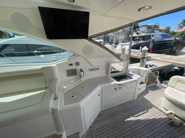  Yacht Photos Pics Luxurious 2010 Sea Ray 540 Sundancer yacht interior with modern amenities and sleek design.