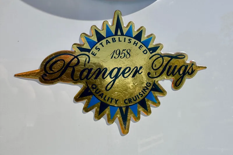  Yacht Photos Pics Ranger Tugs logo, established 1958, quality cruising, 2025 R-27 model.