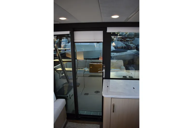  Yacht Photos Pics Interior view of 2025 Regal 38 FXO yacht, featuring sleek design and modern amenities.