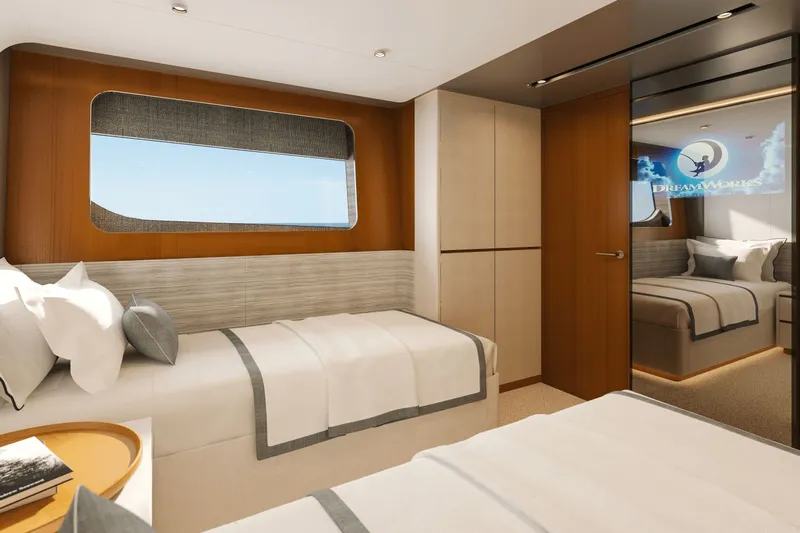  Yacht Photos Pics Luxurious cabin of Ocean Alexander 35P yacht, model year 2026.