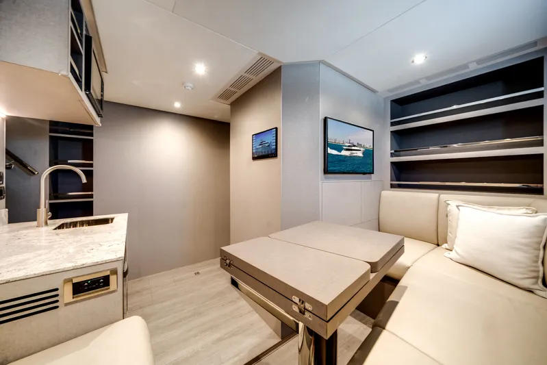  Yacht Photos Pics Luxurious interior of Ocean Alexander 35P yacht, year 2026.