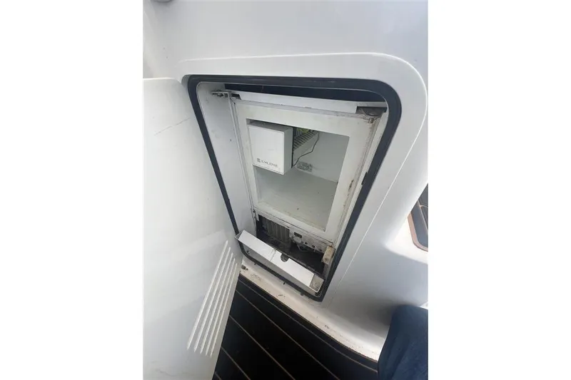  Yacht Photos Pics Open refrigerator on 2007 Sea Ray 52 Sedan Bridge yacht.