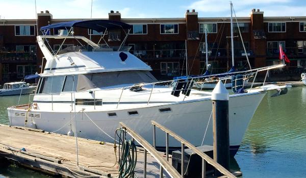 1988 Bayliner 3818 Cockpit MY