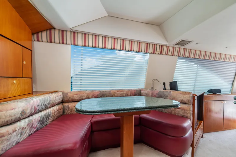 Tunar Yacht Photos Pics Ocean 56 Tunar - Interior Dinette