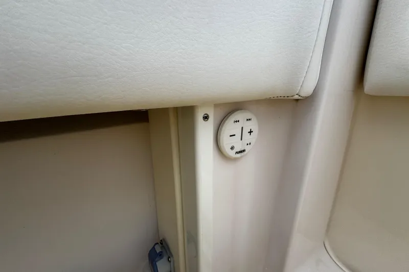  Yacht Photos Pics Control panel on 2001 Grady-White Express 330 boat interior.