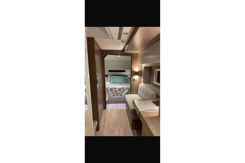 Isthmus Breeze Yacht Photos Pics 2023 Bali 4.2 interior, featuring modern design with cozy seating and stylish decor.
