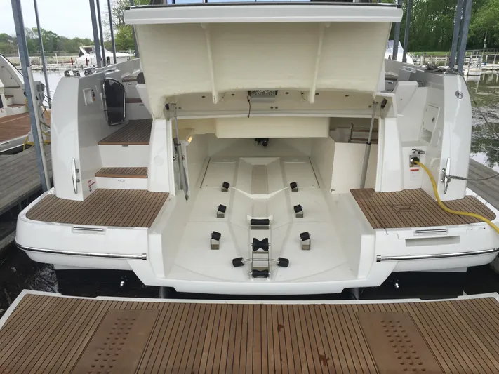  Yacht Photos Pics Tender Garage w/Luanch Rollers  / Sistership Photo