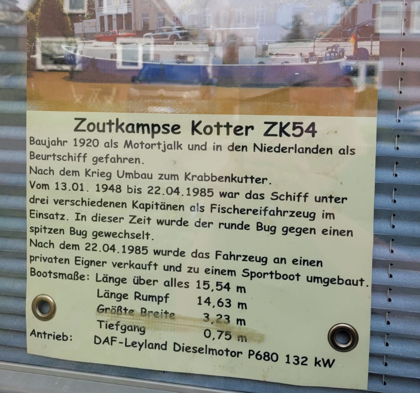 1920 Custom Plattbodenschiff