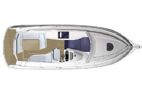  Yacht Photos Pics Top view of 2016 Beneteau GT35 boat layout.