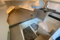 2023 Quarken 27 T-Top V2 cabin interior with modern amenities and cozy seating.