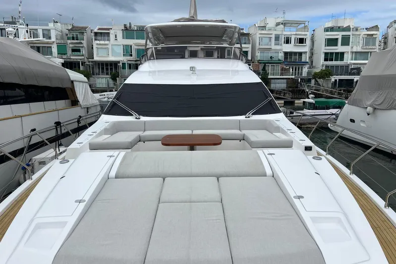  Yacht Photos Pics Luxurious 2020 Azimut Grande 25M yacht with spacious deck and modern design.
