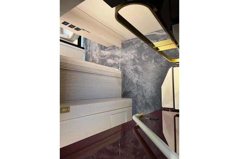  Yacht Photos Pics Interior of 2020 Azimut Grande 25M yacht with modern design and sleek finishes.