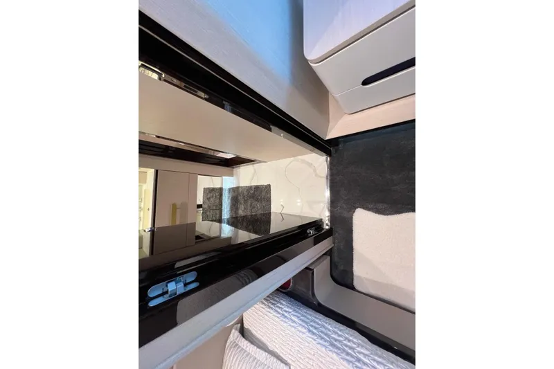  Yacht Photos Pics Luxurious interior of 2020 Azimut Grande 25M yacht, featuring sleek modern design elements.