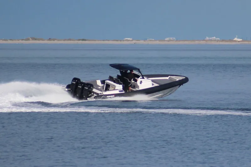  Yacht Photos Pics 2026 Northstar ION 12 speedboat cruising on open water.