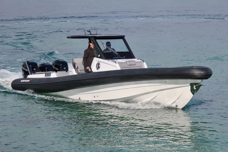  Yacht Photos Pics 2026 Northstar ION 12 boat cruising on clear blue water.