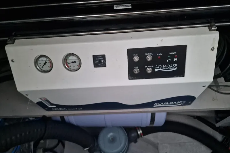 Only One Life Yacht Photos Pics Aqua-Base watermaker control panel on Bali 5.4 Open Space, 2022 model.