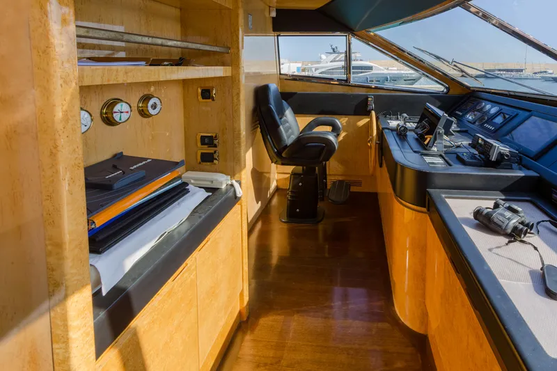 Hermes Yacht Photos Pics 2004 Sanlorenzo Hermes Helm