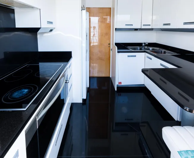 Hermes Yacht Photos Pics 2004 Sanlorenzo Hermes Galley