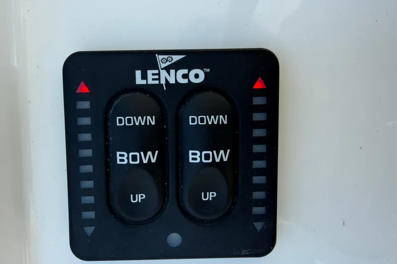  Yacht Photos Pics Lenco trim tab control panel on 2020 Regulator 31 boat.