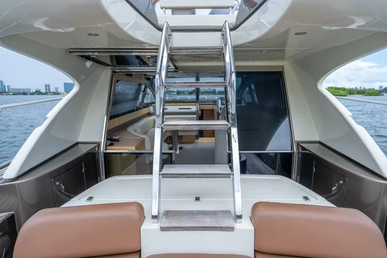 Gabriela Yacht Photos Pics Luxurious 2012 Riva Sport 56 yacht interior with sleek design and modern amenities.